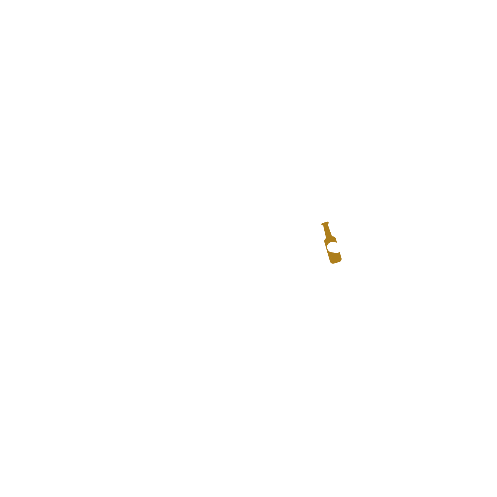 Flow mascot presenting menu